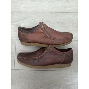 Clark’s shacre II run tan brown tumbled leather size 9 men’s comfort shoes